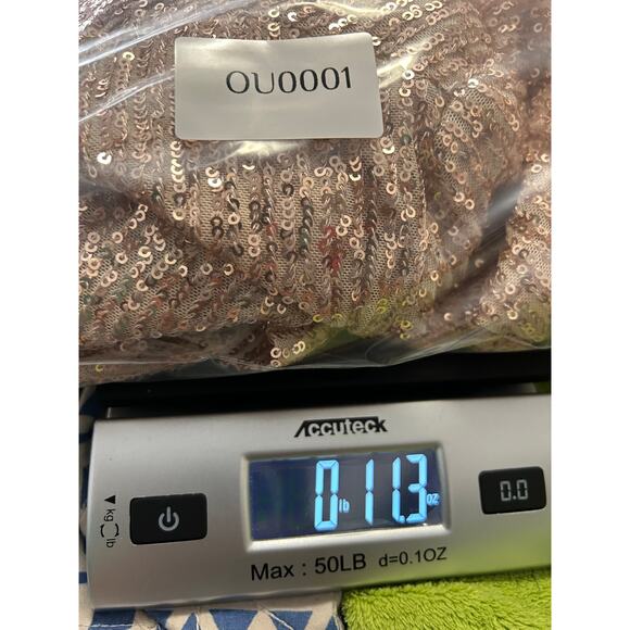 Nicole Miller Charlotte Allover Sequin Feather Trimmed Jacket Size Small‎ Gold - Picture 10 of 10